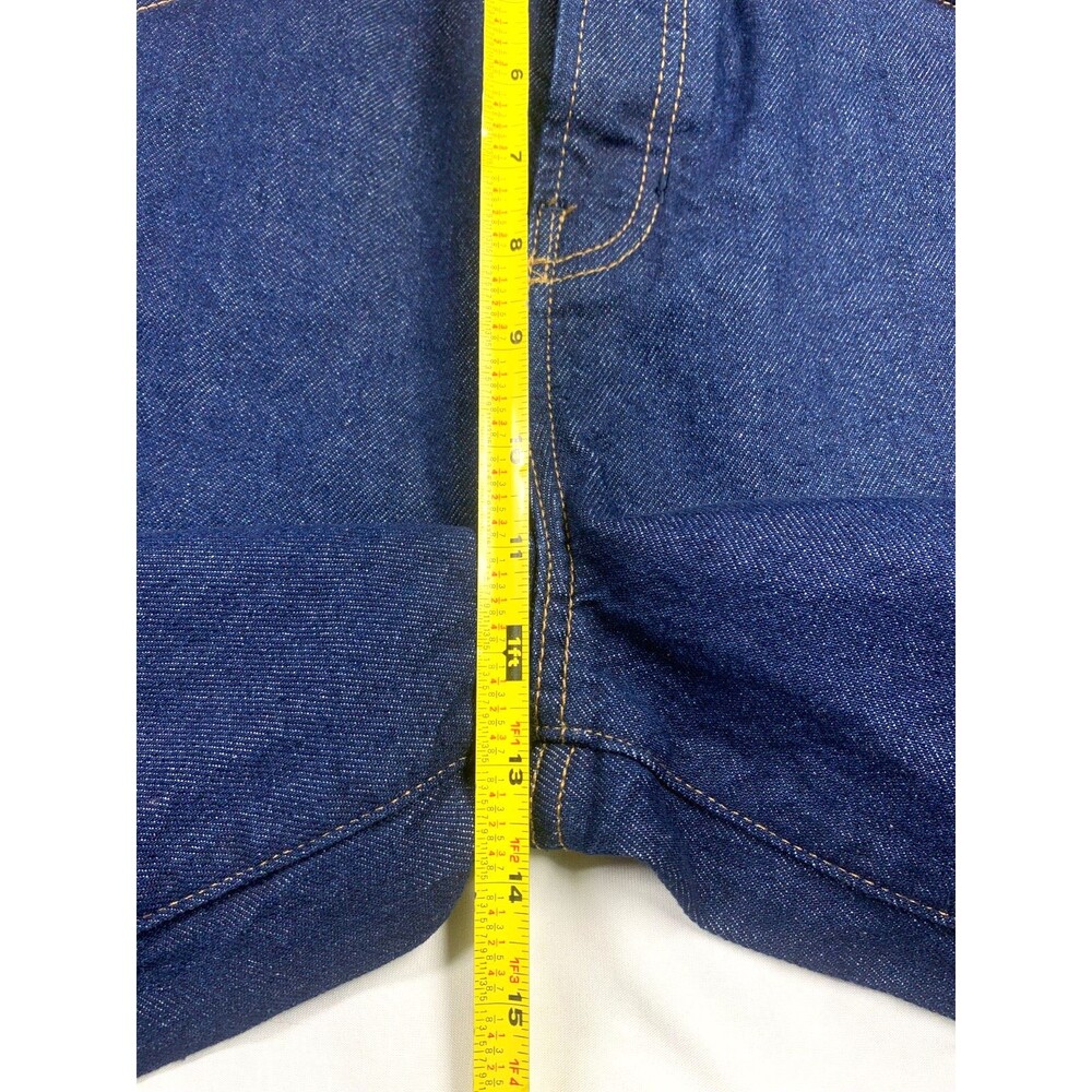 NWT Free People Jam Session Relaxed Denim Capri Jorts Dark Blue - Picture 6 of 12